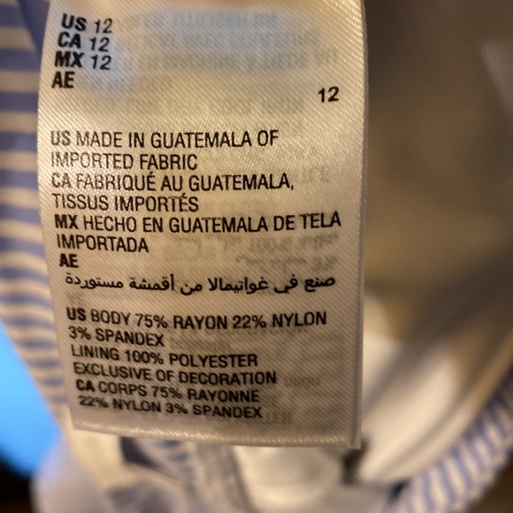 🦋Women’s Charter Club Relaxed Skorts Miniskirt in Blue & White - Like New💖💞💕 - Picture 6 of 6